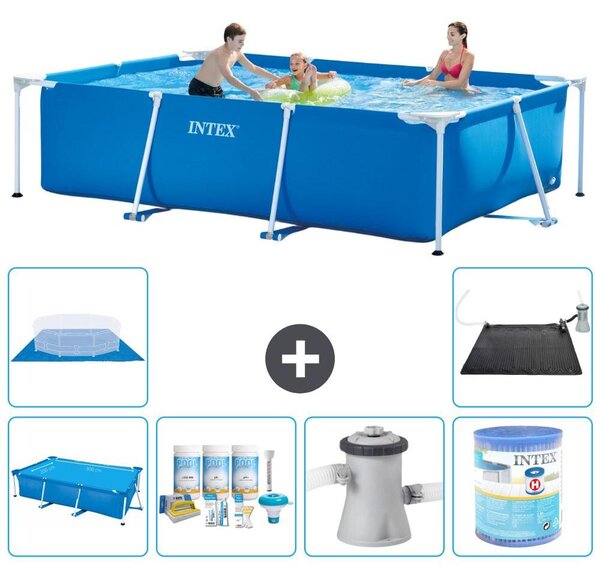 Piscina fuori terra rettangolare - 300x200x75 cm - 7 pezzi - Modello S30223