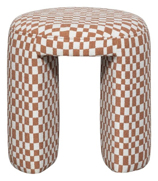 Sgabello arancione imbottito Charlie – WOOOD