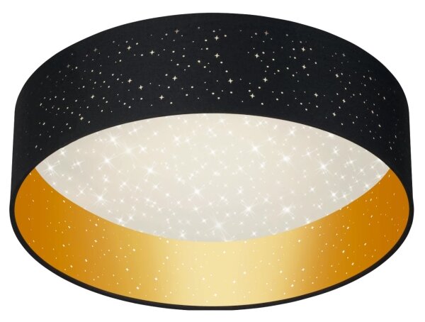 Plafoniera LED TULUZA LED/24W/230V diametro 40 cm nero