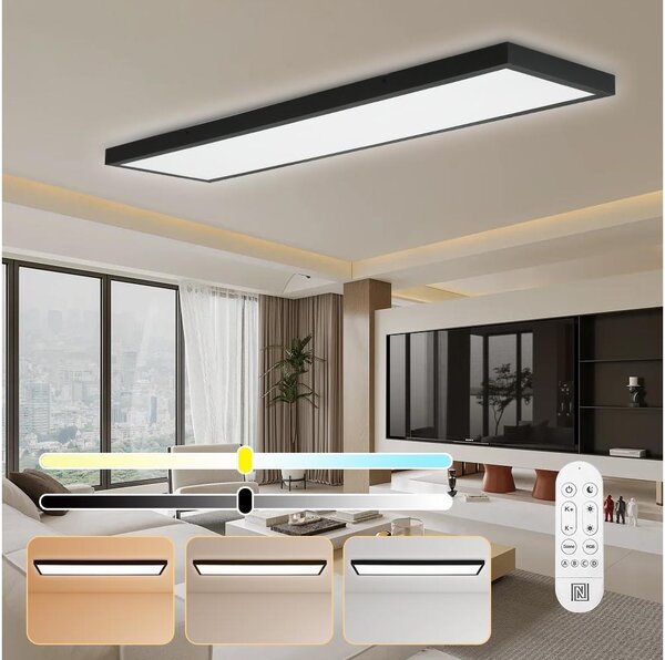 Immax NEO 07278L -Lampada LED dimmerabile da bagno FRAME 50W/230V IP44 Wi-Fi Tuya+RC