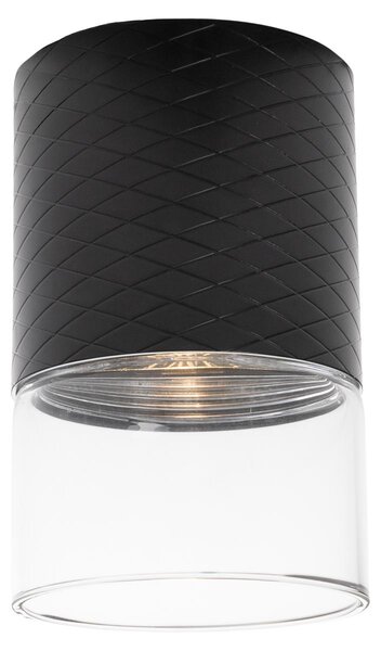 Faretto LED a griglia modello FUSION nero 7 W, luce calda 356 lm, metallo, dimensioni: 11 x 7,5 x 7,5 cm, IP20, Maxlight