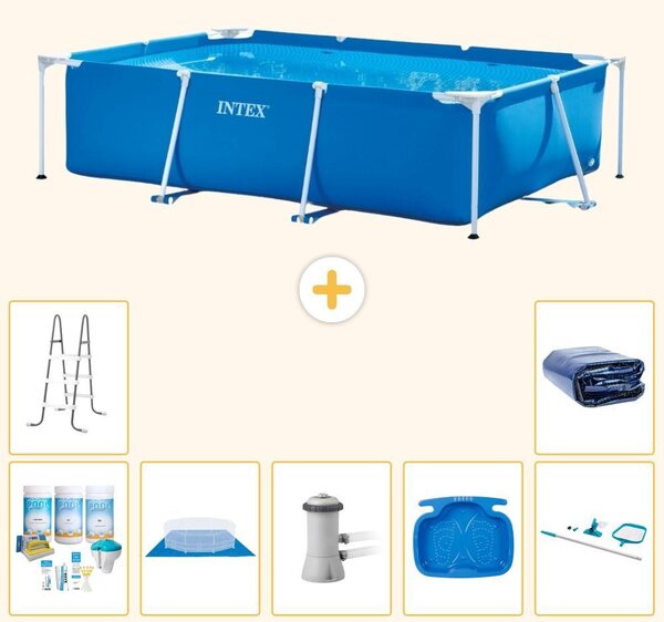 Piscina fuori terra rettangolare - 300x200x75 cm - 8 pezzi - Modello S20059