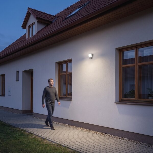 Proiettore LED con sensore di movimento TAMBO EVO LED/20W/230V 4000K IP44 nero