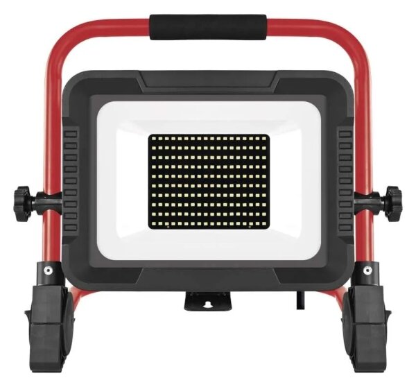 Proiettore LED con stativo ELION LED/100W/230V 4000K IP65 rosso/nero