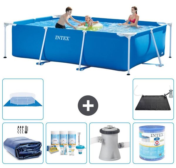 Piscina fuori terra rettangolare - 300x200x75 cm - 7 pezzi - Modello S30202