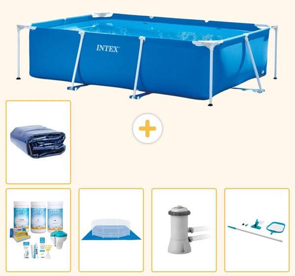 Piscina fuori terra rettangolare - 300x200x75 cm - 6 pezzi - Modello S20055
