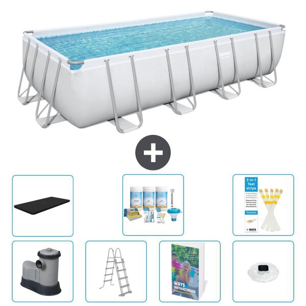 Bestway Power Steel, piscina rettangolare - 549x274x122 cm - 6 pezzi, modello S576