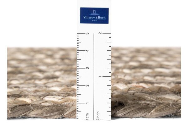 Passatoia colore naturale chiaro/colore naturale scuro in iuta reversibile/tessuta a mano 80x300 cm Juno – Hanse Home