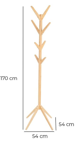Appendino in bambù in colore naturale - Casa Selección