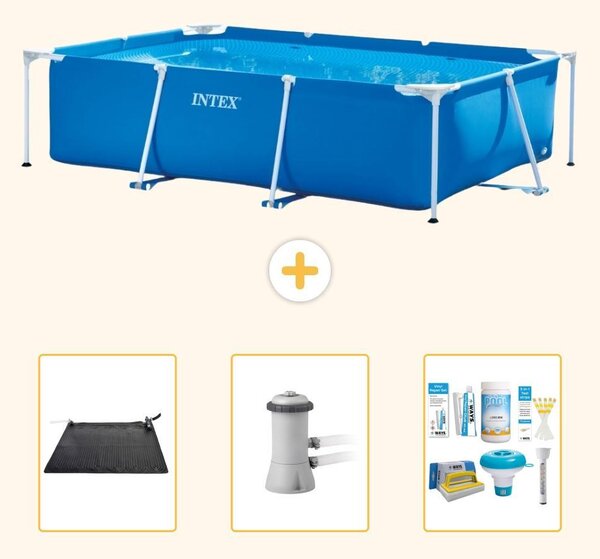 Piscina fuori terra rettangolare - 300x200x75 cm - 4 pezzi - Modello S22353
