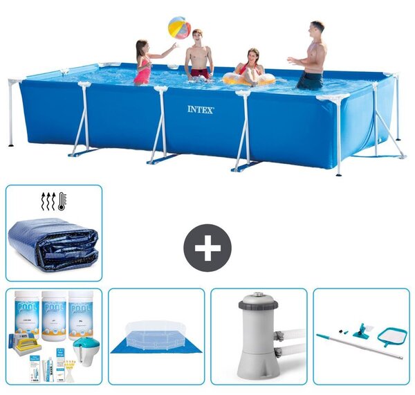 Piscina fuori terra rettangolare - 450x220x84 cm - 6 pezzi - Modello S20075