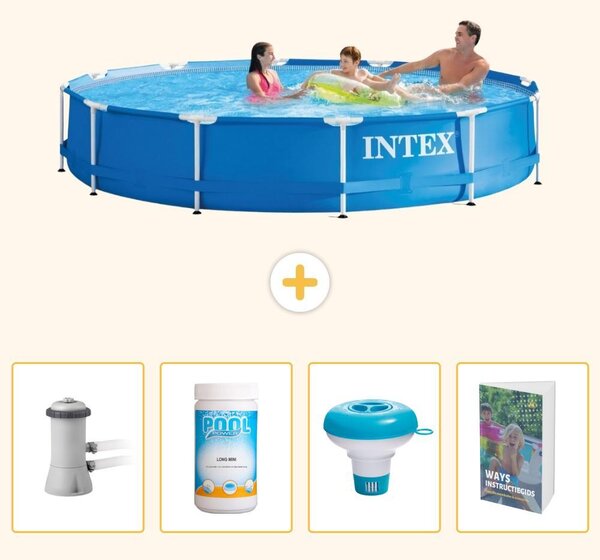 Piscina autoportante rettangolare - 366x76 cm - 5 pezzi - SCB104