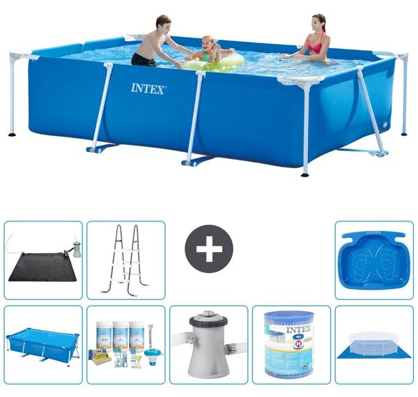 Piscina fuori terra rettangolare - 300x200x75 cm - composta da 9 elementi - modello S40224