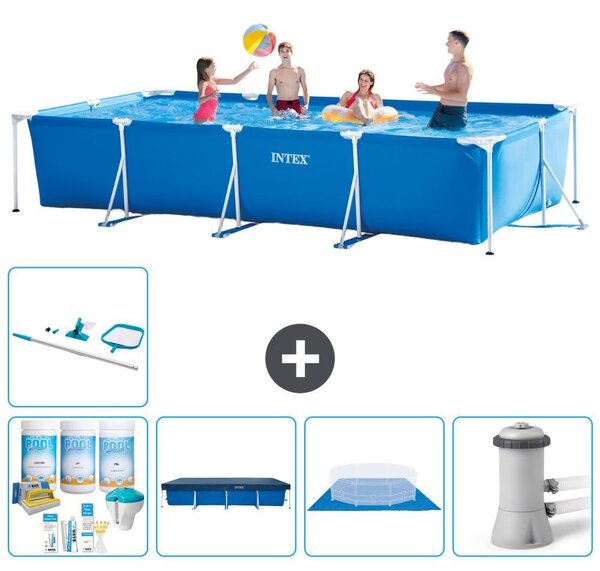 Piscina fuori terra rettangolare - 450x220x84 cm - 6 pezzi - Modello S20065