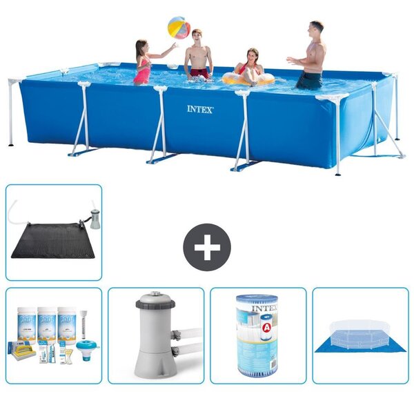 Piscina fuori terra rettangolare - 450x220x84 cm - 6 pezzi - Modello S40298