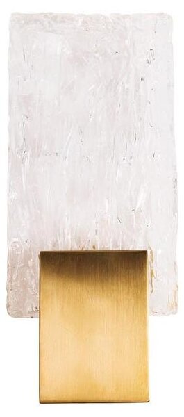 Applique LED VETRO oro spazzolato 3W Bianco caldo 240 lm metallo dim.: 30x13x5,5 cm IP20 Maxlight