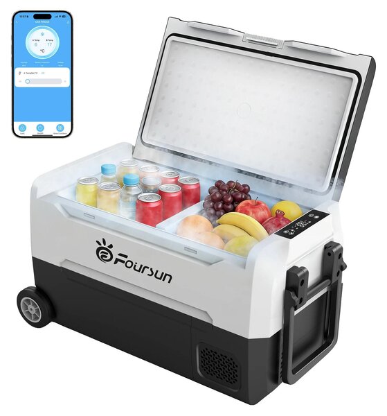 Frigorifero-congelatore da auto, doppia alimentazione, raffreddamento rapido, 35 L
