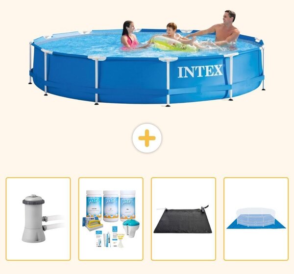 Piscina fuori terra con struttura - 366x76 cm - 5 pezzi - Modello S21026