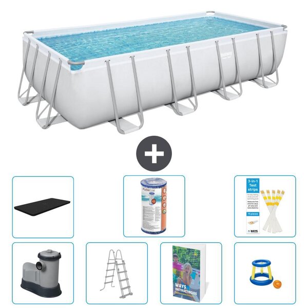 Bestway Power Steel, piscina rettangolare - 549x274x122 cm - 6 pezzi, modello S541