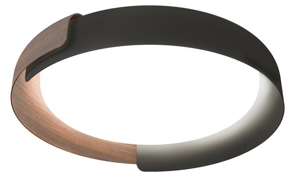 Plafoniera kdln, Dala, dimmerabile, Nero, Soggiorno, Metallo, Design