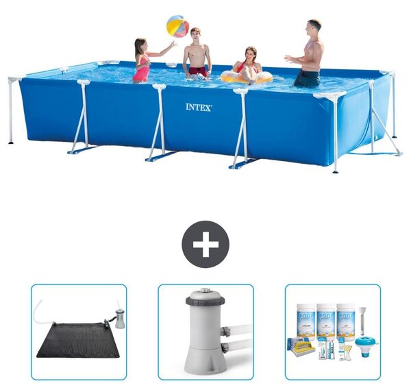 Piscina fuori terra rettangolare - 450x220x84 cm - Struttura in 4 parti - Modello S22362