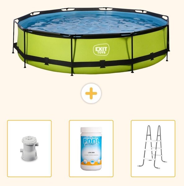 Piscina gonfiabile rettangolare - 360x76 cm - 4 pezzi - Modello SCB96