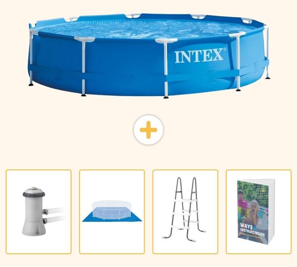 Piscina autoportante rettangolare - 366x76 cm - 5 pezzi - SCB122