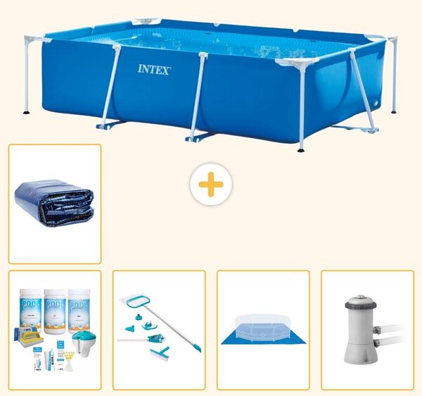 Piscina fuori terra rettangolare - 300x200x75 cm - 6 pezzi - Modello S20056