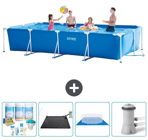 Piscina fuori terra rettangolare - 450x220x84 cm - 5 pezzi - Modello S20846