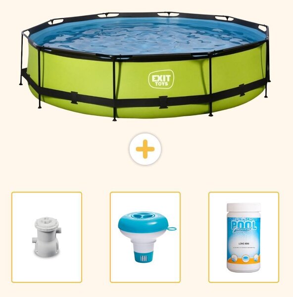 Piscina gonfiabile rettangolare - 360x76 cm - 4 pezzi - Modello SCB89