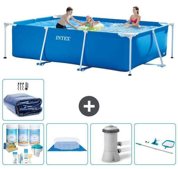Piscina fuori terra rettangolare - 300x200x75 cm - 6 pezzi - Modello S20055