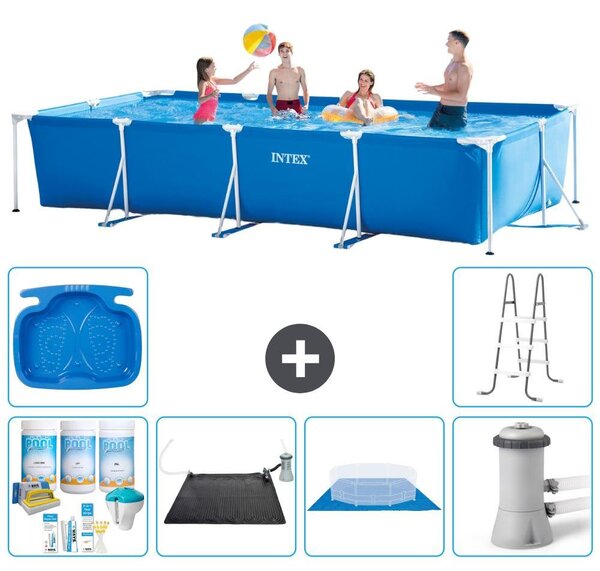 Piscina fuori terra rettangolare - 450x220x84 cm - composta da 7 elementi - modello S20850