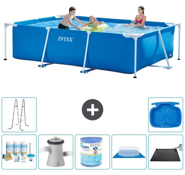 Piscina fuori terra rettangolare - 300x200x75 cm - 8 pezzi - Modello S40205