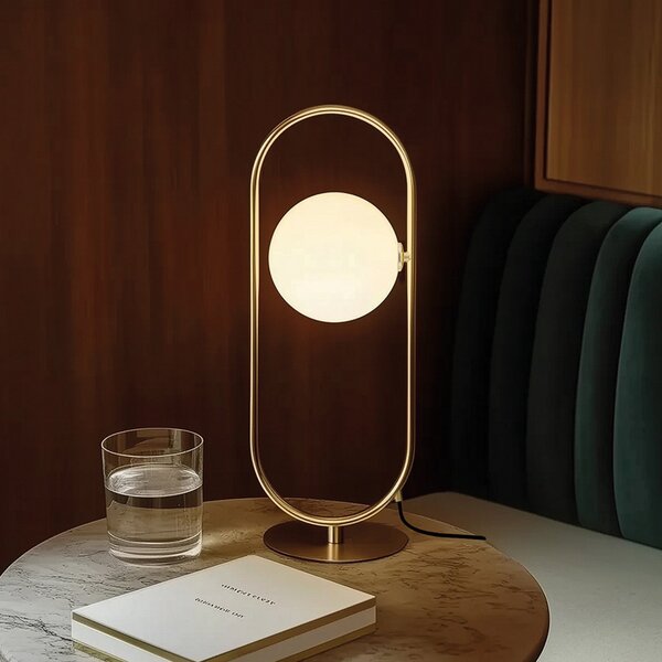 Lampade da tavolo Aromas del Campo, Abbacus, Dorato / Ottone, Soggiorno, Metallo, Moderno