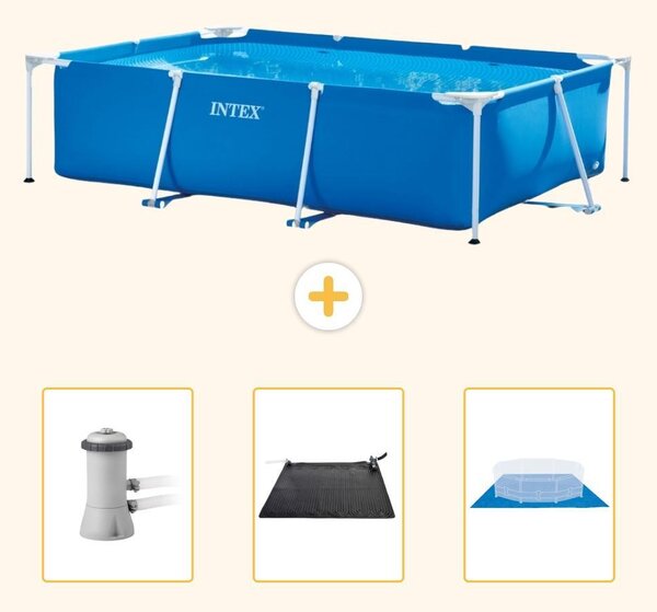Piscina fuori terra rettangolare - 300x200x75 cm - 4 pezzi - Modello SCB79