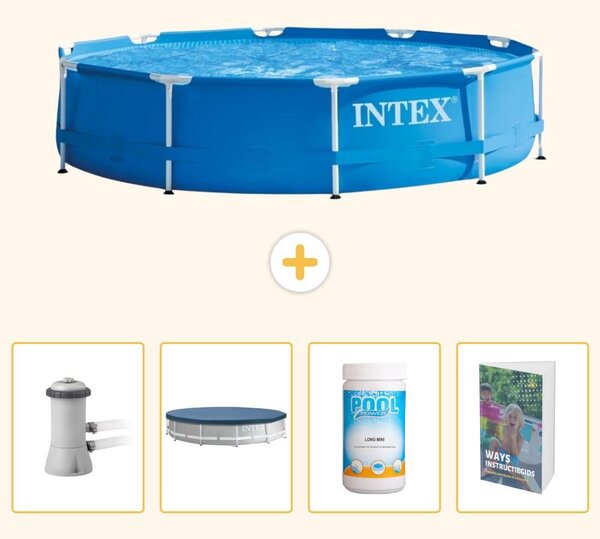 Piscina autoportante rettangolare - 366x76 cm - 5 pezzi - SCB116