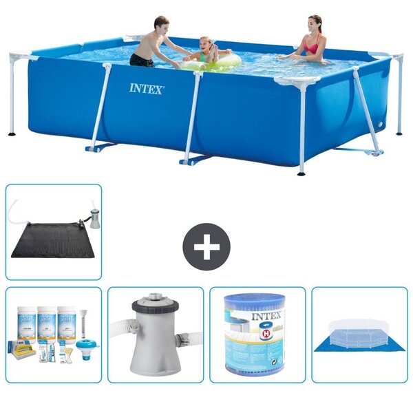 Piscina fuori terra rettangolare - 300x200x75 cm - composta da 6 elementi - modello S30204