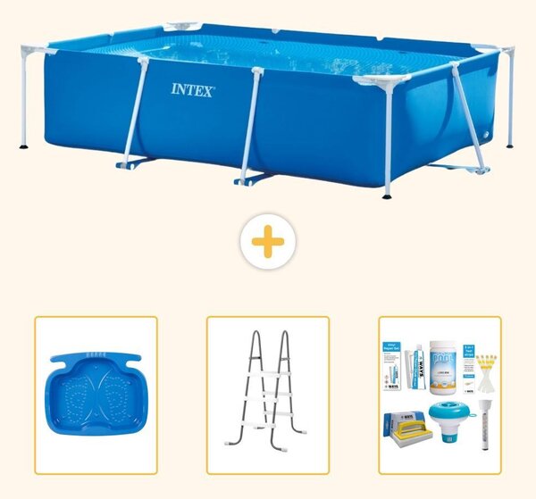 Piscina fuori terra rettangolare - 300x200x75 cm - composta da 4 elementi - modello S22354