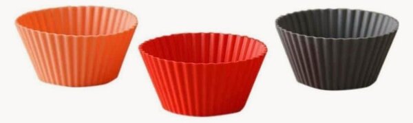 Set di 12 stampi in silicone per muffin Flexxibel