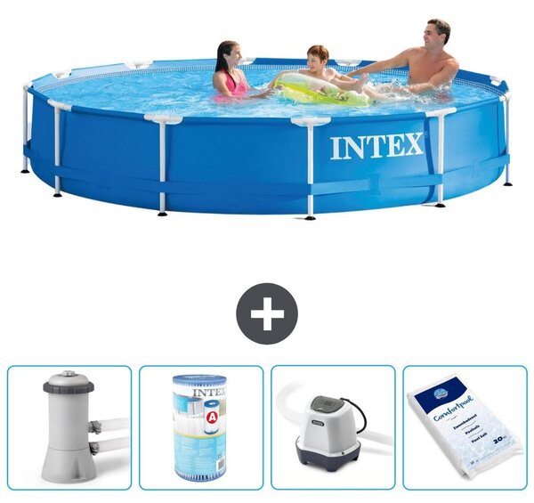 Piscina fuori terra a struttura - 366x76 cm - 5 pezzi - Modello S31742