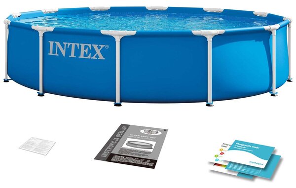 Piscina da giardino autoportante, dimensioni 366 x 76 cm, marca INTEX, modello 28210ND