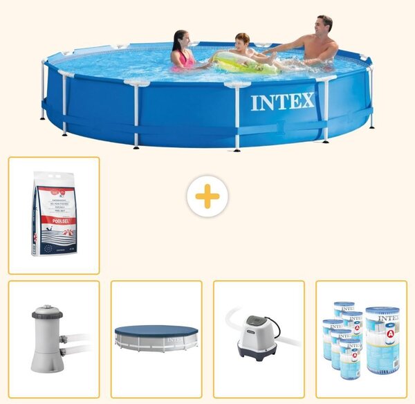 Piscina autoportante rettangolare - 366x76 cm - 6 pezzi - Modello SCB55