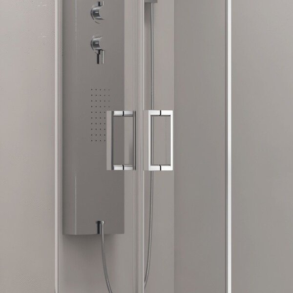 Kamalu box doccia 180x70 doppio scorrevole altezza 180cm | kam-knf6000s