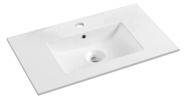 Base per la vasca rettangolare Essential L 61 x P 46 x H 16 cm in porcellana bianco