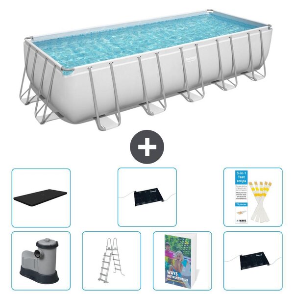 Bestway Power Steel, piscina rettangolare - 640x274x132 cm - 6 pezzi, modello S562