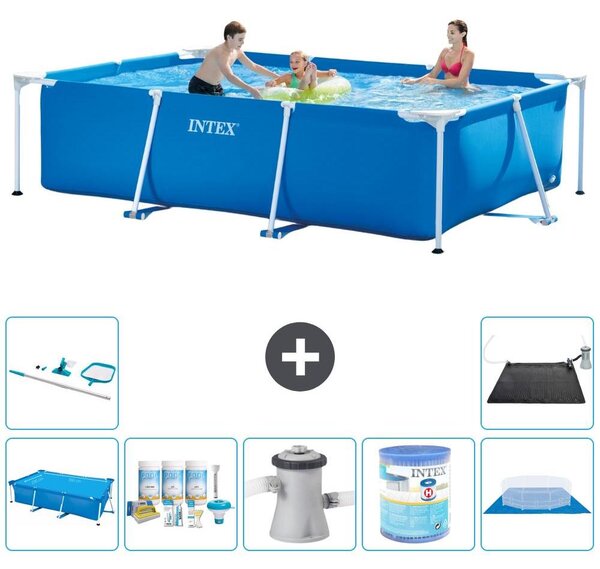 Piscina fuori terra rettangolare - 300x200x75 cm - 8 pezzi - Modello S30222