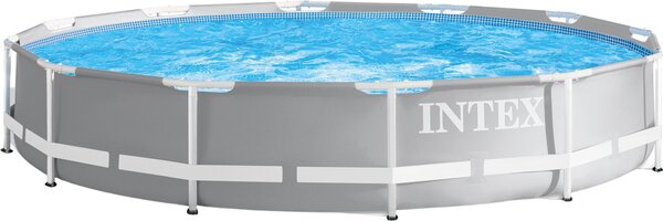 INTEX 26710: Piscina gonfiabile circolare con struttura, dimensioni 366 x 76 cm