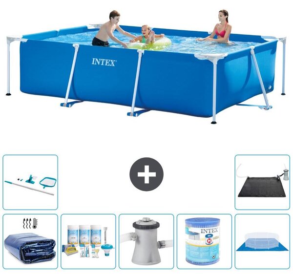 Piscina fuori terra rettangolare - 300x200x75 cm - 8 pezzi - Modello S30197
