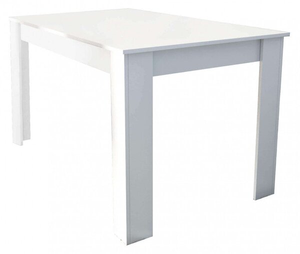 Tavolo Pepper 138x80x75 cm in Truciolare bilaminato Bianco