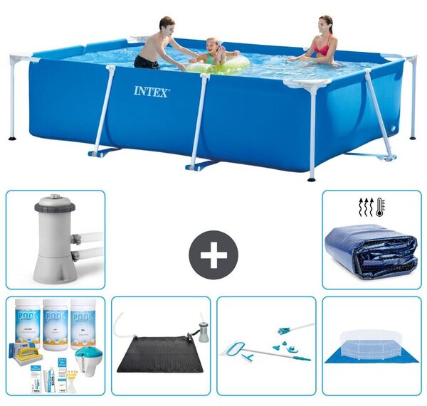 Piscina fuori terra rettangolare - 300x200x75 cm - 7 pezzi - Modello S20052